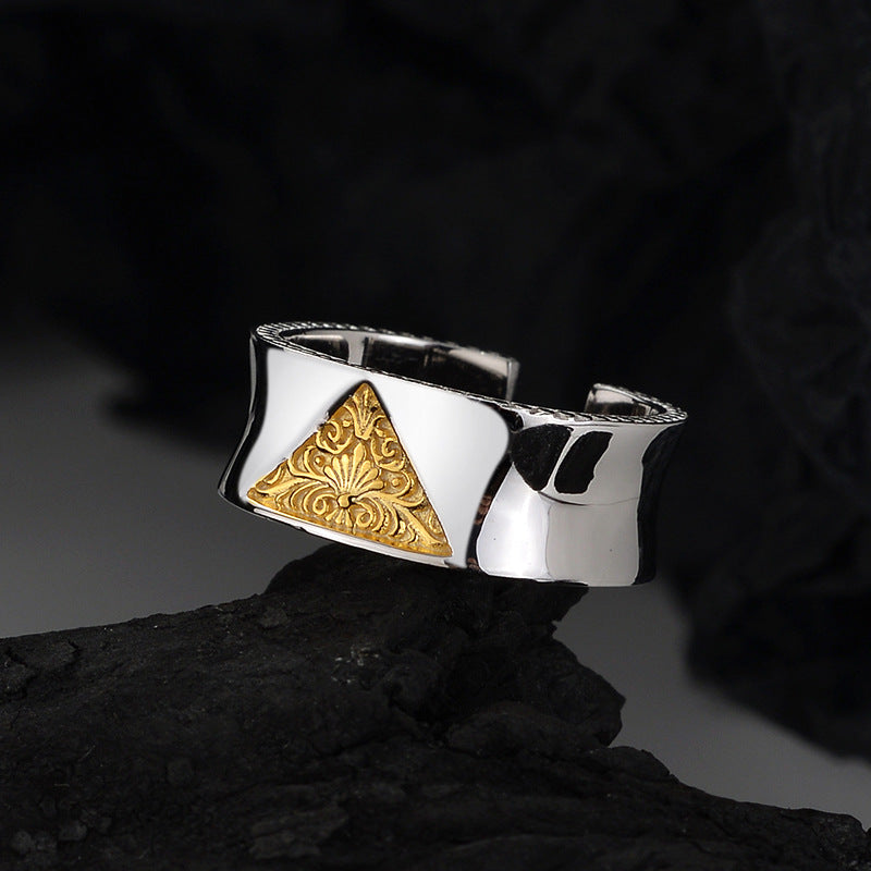 Fusion Forge Two-Tone Adjustable Ring