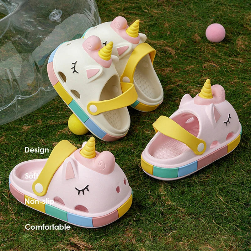 Rainbow Unicorn Kids Sandals CHECHAY