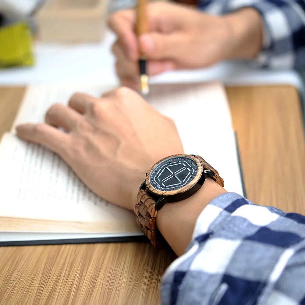 Wooden Wave Watch