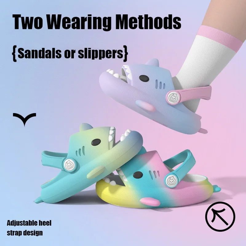 Sharky Kids Convertible Sandals & Slippers