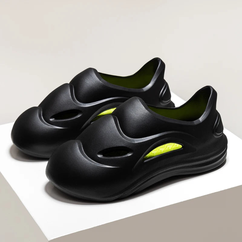 Futurist Wave Slip-Ons