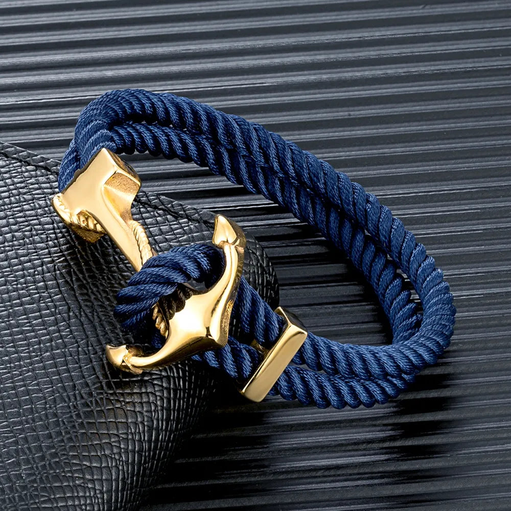 Elegance Anchor Woven Survival Bracelet