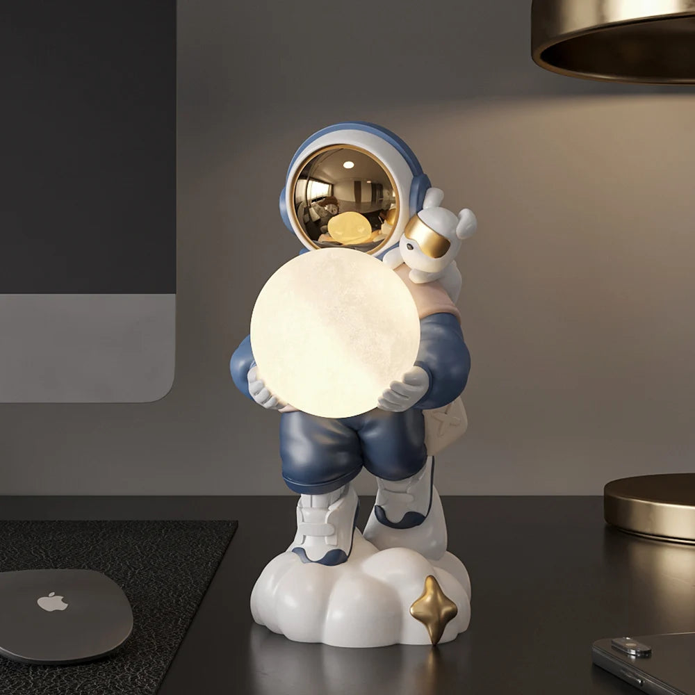 Astronaut Holding The Moon Night Light Ornament