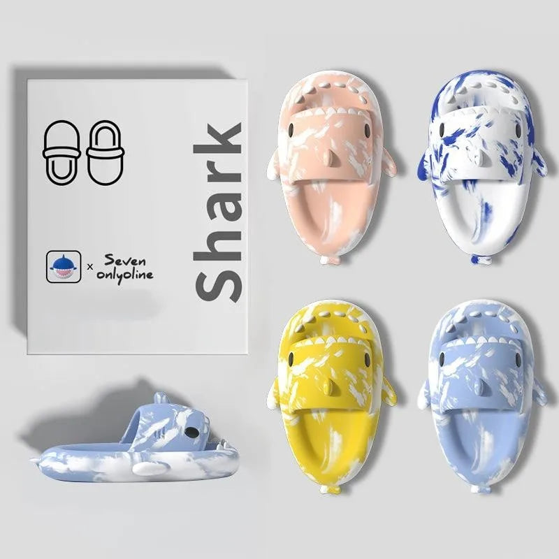 Shark Bite Printed Slippers