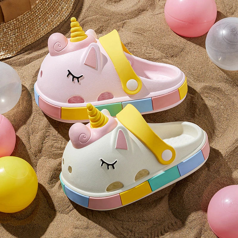 Rainbow Unicorn Kids Sandals